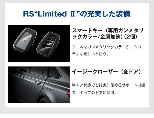 RS“Limited Ⅱ”の充実した装備